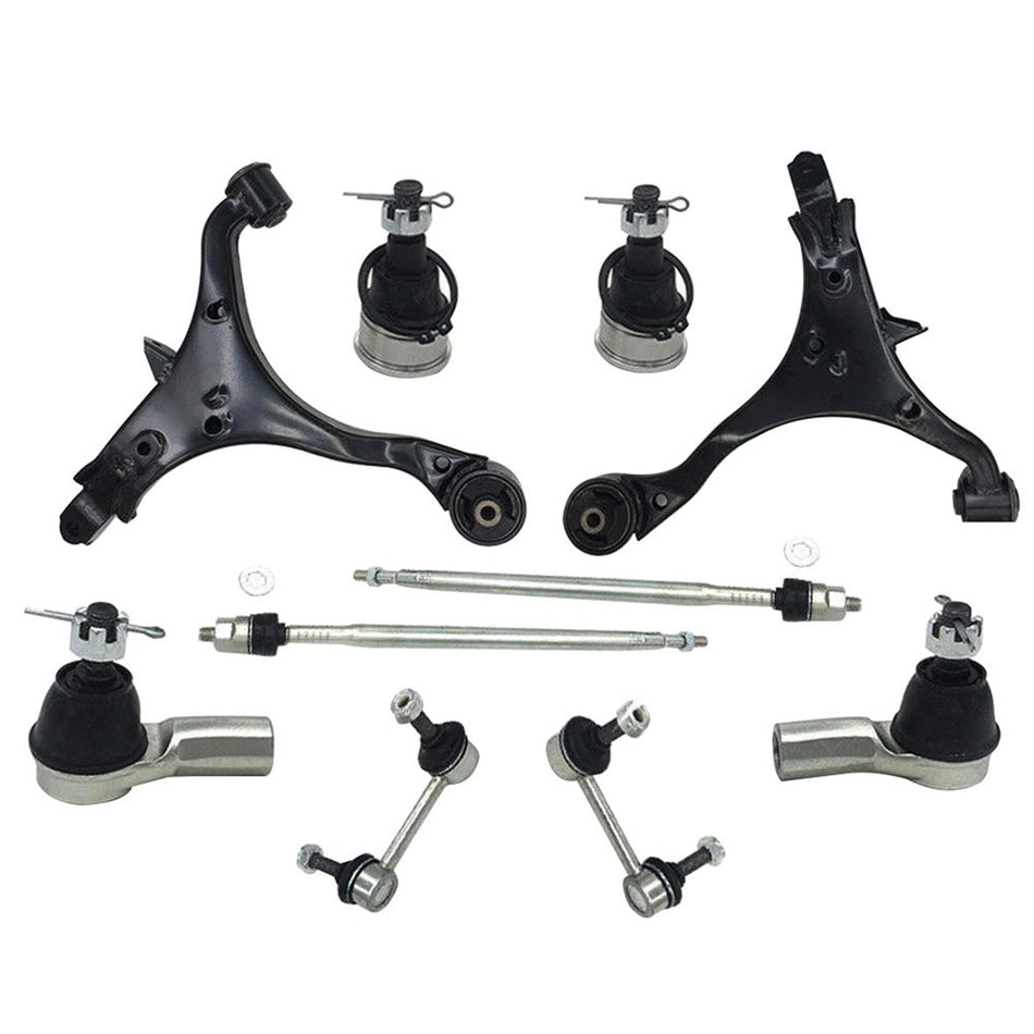 10pc Complete Front Suspension Kit Fit  for 2002 - 2006 Honda CR-V CRV 4x4 2WD Lab Work Auto