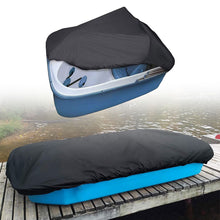 Load image into Gallery viewer, 115&quot; L x 80&quot; W 292*203 cmFits 3 or 5 Person Pedal Boat Cover 420D Waterproof Lab Work Auto