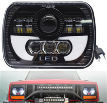 Load image into Gallery viewer, 120W LED Headlight DRL Fit For 1986-1995 Jeep Wrangler YJ 1984-2001 Cherokee XJ Lab Work Auto