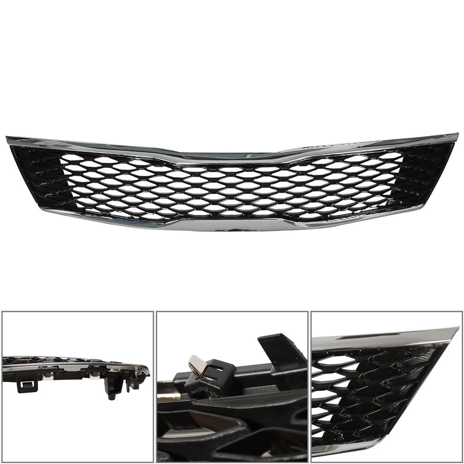 Labwork Front Bumper Upper Grille Replacement Grill For Kia Optima LX EX 2016-2018