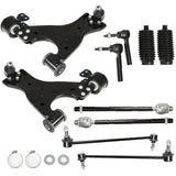 12pc Suspension Kit Control Arms Ball Joints Tie Rod Ends For 07 - 16 GMC Acadia