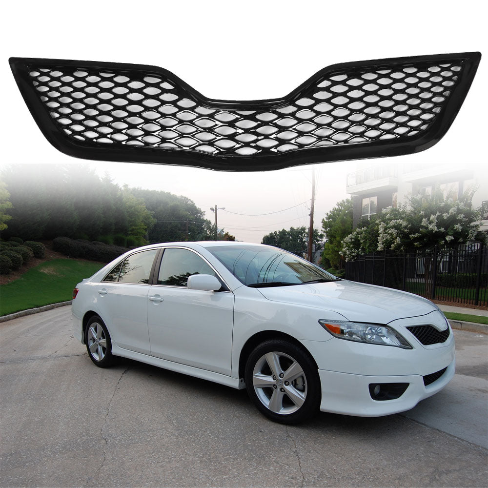 Front Bumper Upper Grille For Toyata Camry SE 2010-2011 2.5L/3.5L Black Grill