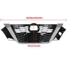 Load image into Gallery viewer, Chrome Front Bumper Upper Grille For 2020 2021 Nissan Sentra 62310-6LB0A