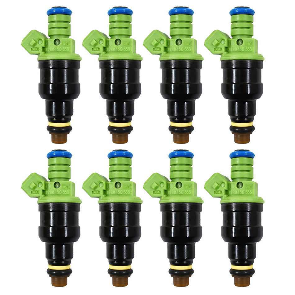 8 Pcs 42lb 440cc EV1 Fuel Injectors for GM LT1 LS1 LS6 Ford Mustang SOHC DOHC