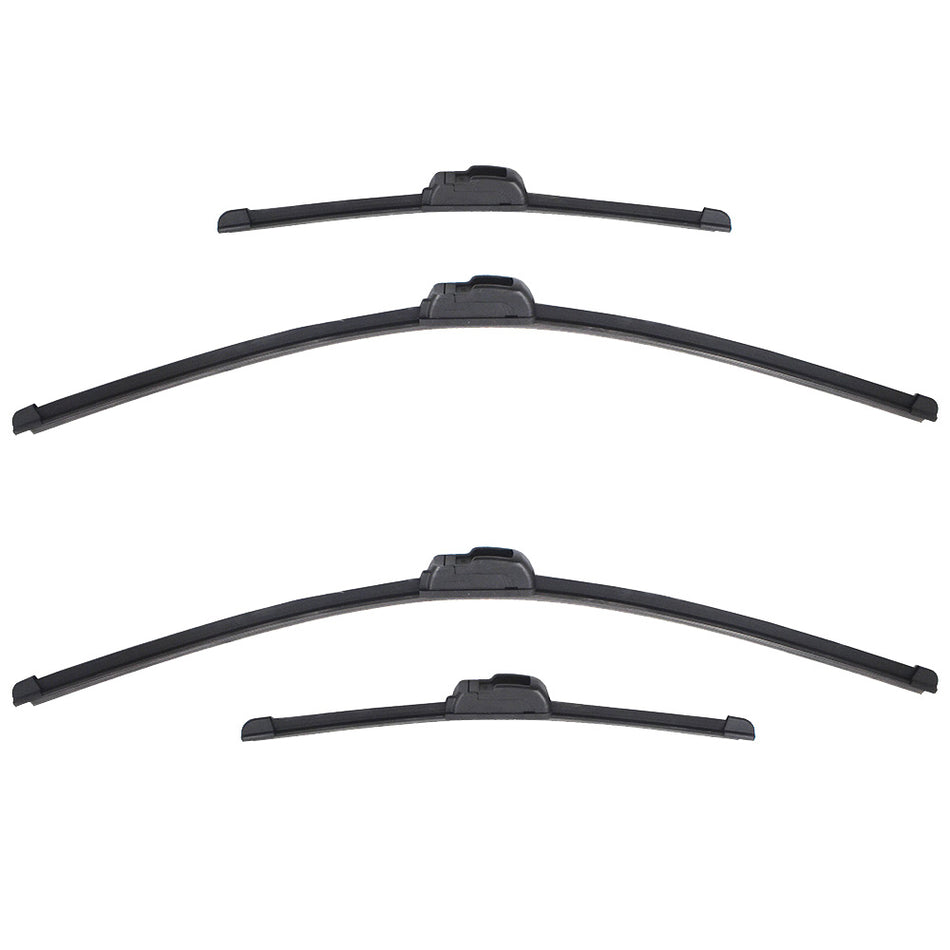 Labwork Front Windshield Wiper Blades J-hook 26" & 14" High Quality Bracketless