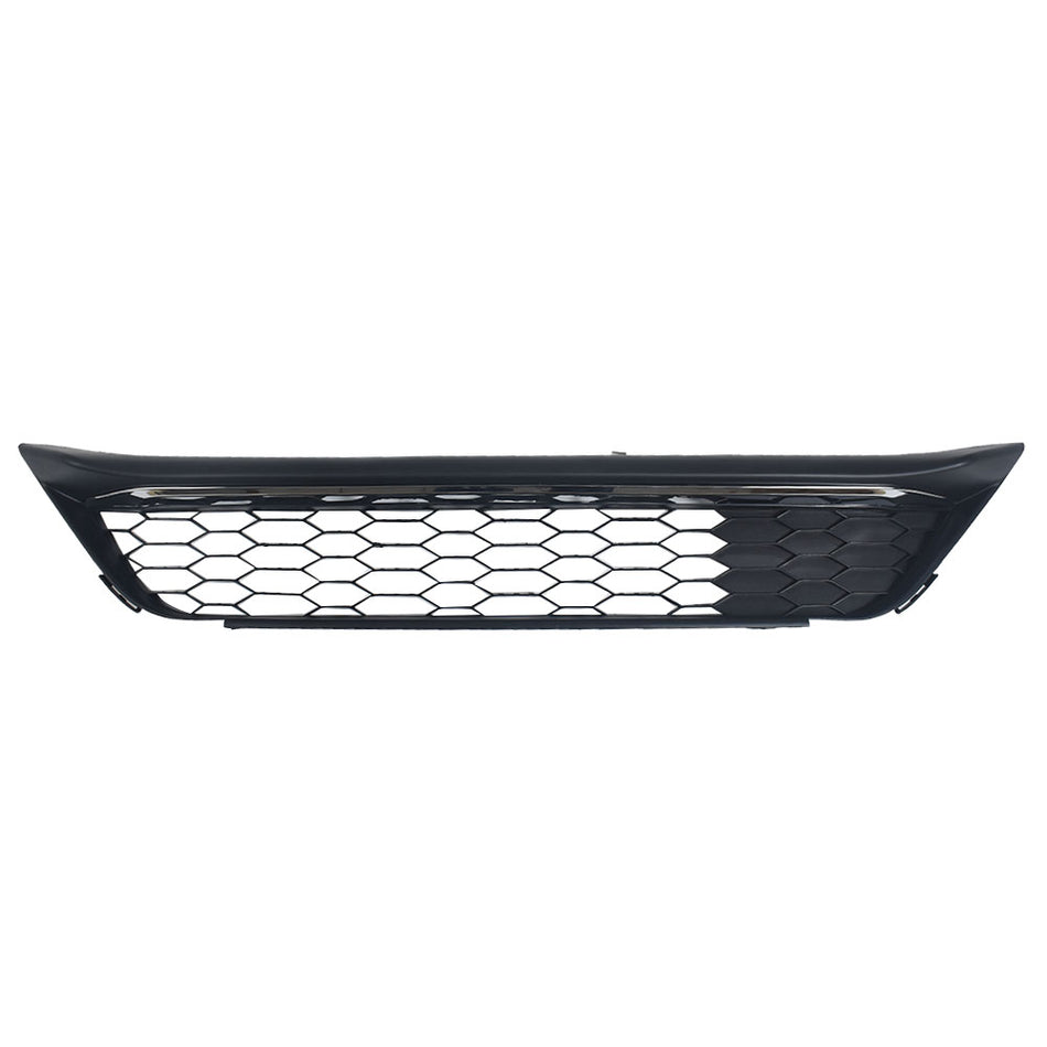 Labwork Front Bumper Lower Grille Black Honeycomb Chrome Trim For 2016 2017 Honda Accord