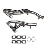 Labwork 2 pcs Exhaust Manifold Headers For 2001-2006 BMW E39 E46 Z4 3.0L 2.8L 2.5L L6