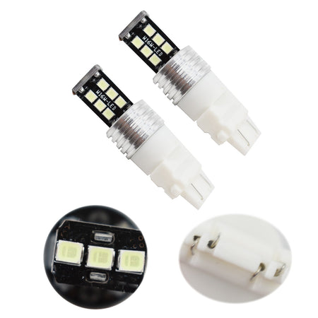 2 x High Power Ice Blue 3156 3157 15SMD Reverse Backup DRL Lights LED Bulbs NJ Lab Work Auto