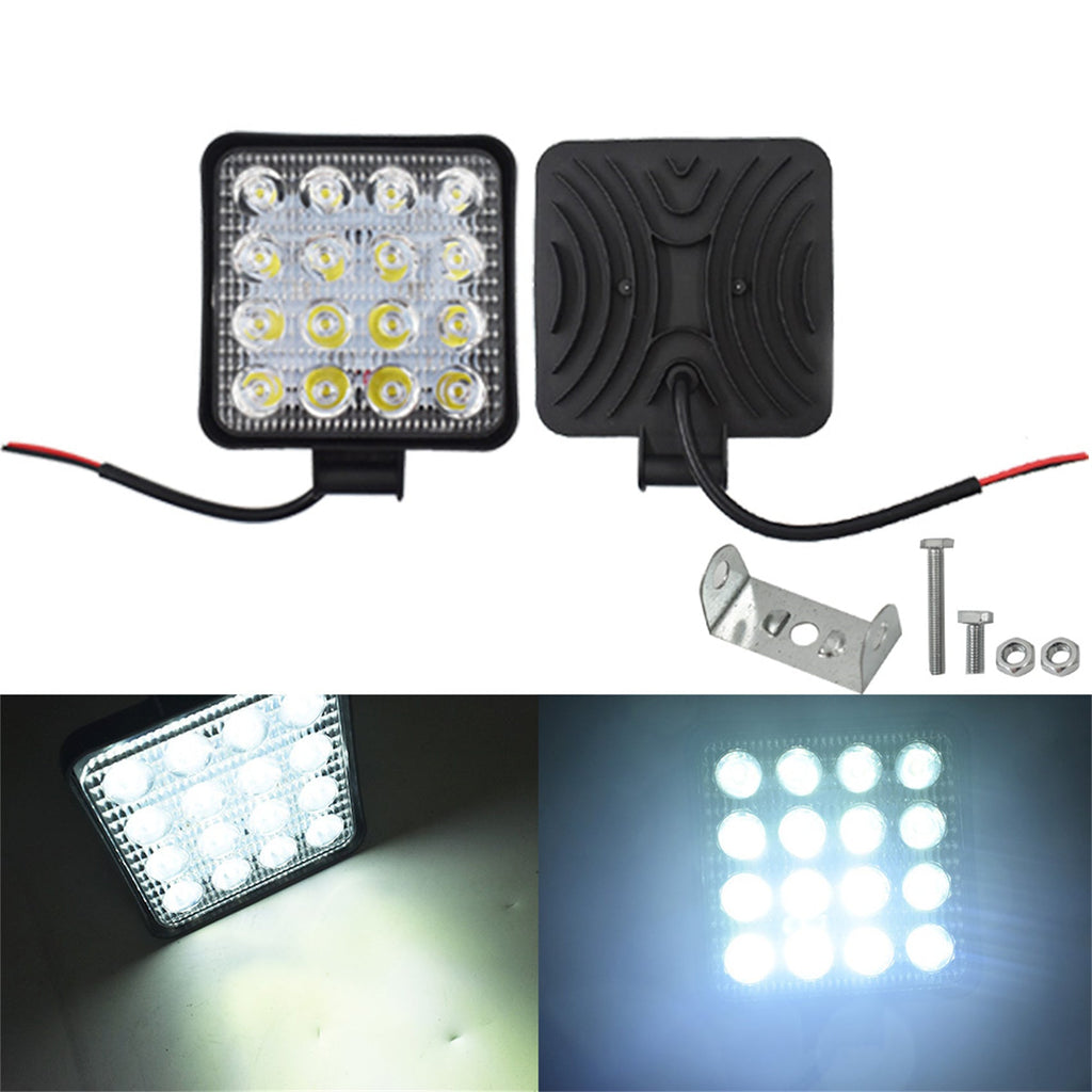 20X 12V 48W LED Work  SUV Boat Tractor /Spot Light Flood Light OffRoad Driving Lab Work Auto