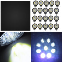 Load image into Gallery viewer, 20x 540W 27W Round Flood LED Work Light Bar Offroad Driving Lamp SUV Boat Truck Lab Work Auto