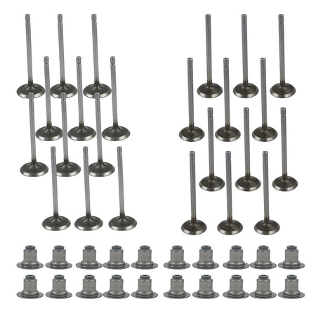 24PCS intake exhaust valve for buick allure enclave lacrosse 3.6l dohc 2004-2011 Lab Work Auto