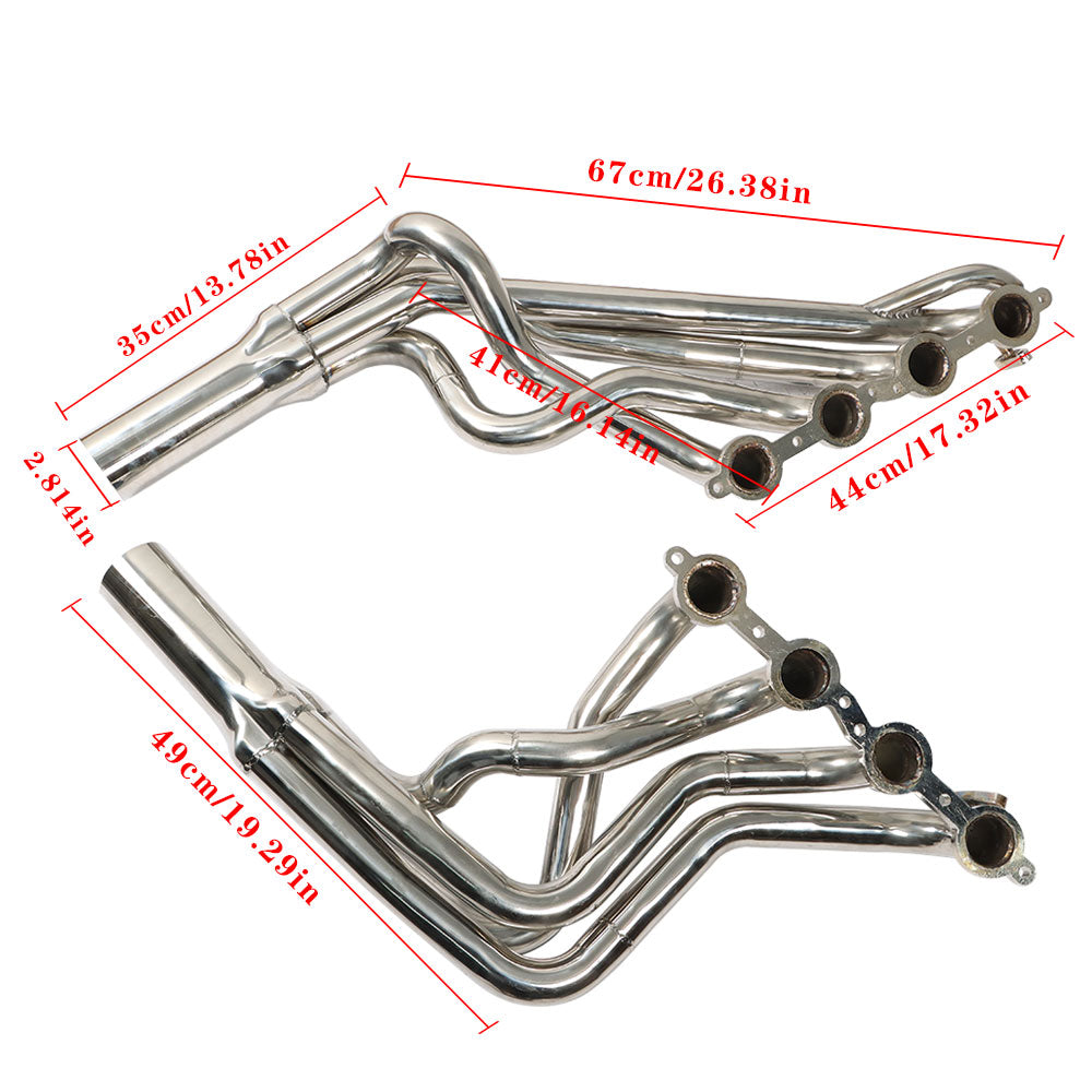 Labwork For 98-02 Chevrolet Camaro 5.7L Long Tube Stainless Racing Exhaust Headers LS1