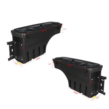 Load image into Gallery viewer, 2PCS Rear Left &amp; Right Truck Bed Storage Box Toolbox For 2007-2020 Toyota Tundra Lab Work Auto