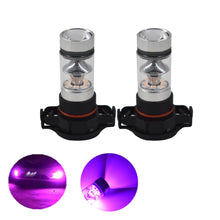 Load image into Gallery viewer, 2Pcs 5202 PS24WFF 14000K Purple 100W For  LED Headlight Bulbs Kit Fog Ligh Lab Work Auto