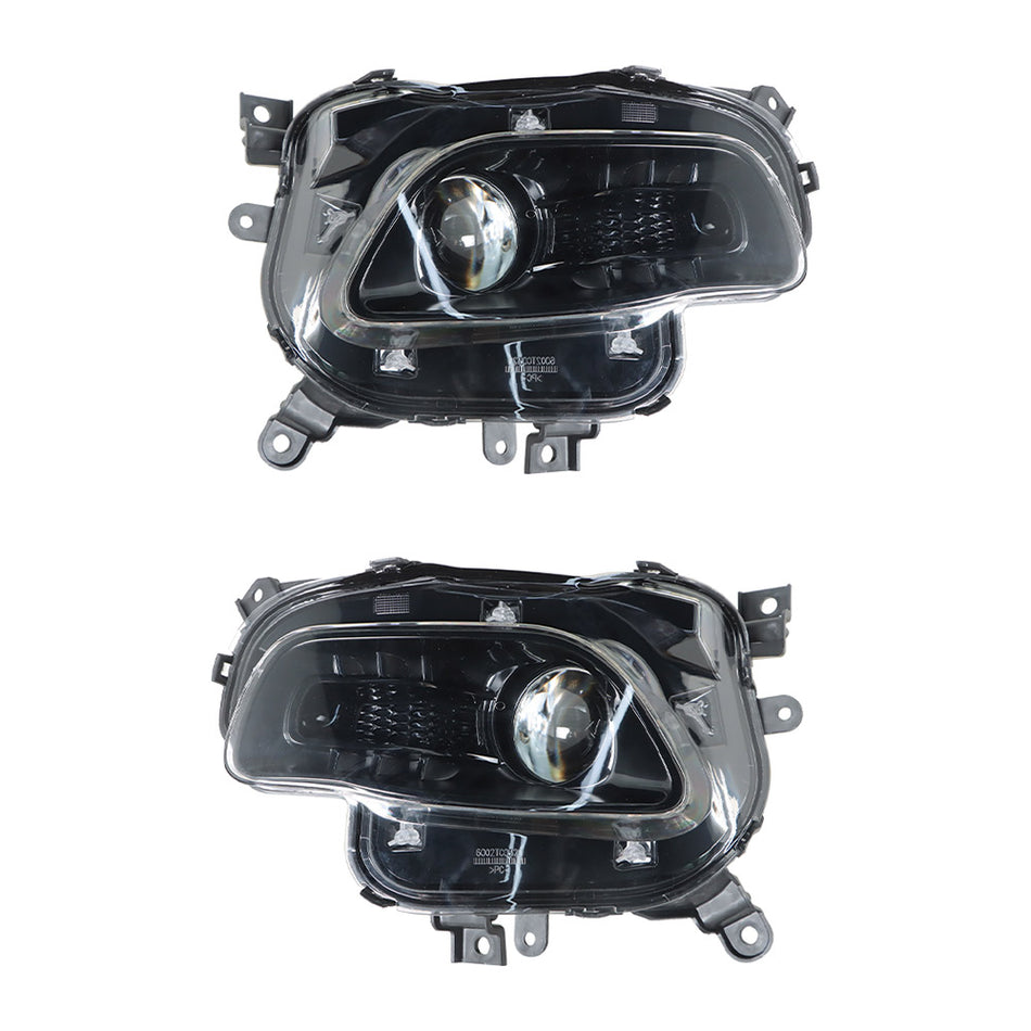 Labwork Right+Left HeadlightFor 2014-2018 Jeep Cherokee Projector Halogen Type