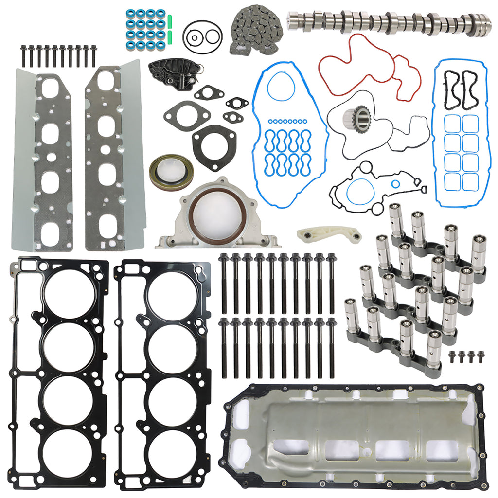 labwork MDS Lifters Camshaft Kit 53021726AE Replacement for Chrysler Dodge Ram 2009-2015