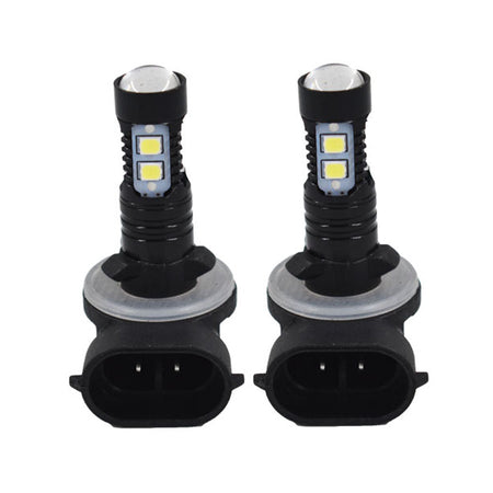 2x 50W 881 889 6000K Super White High Power LED Fog Driving Lights Bulbs NEW Lab Work Auto