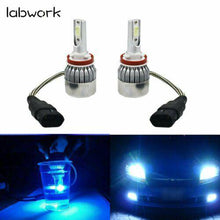 Load image into Gallery viewer, 2x H8 H9 H11 H16 8000K Ice Blue  LED Headlight Bulbs Kit High Low Beam Lab Work Auto