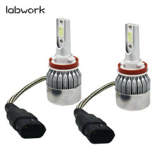 Load image into Gallery viewer, 2x H8 H9 H11 H16 8000K Ice Blue  LED Headlight Bulbs Kit High Low Beam Lab Work Auto