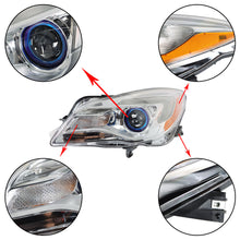 Load image into Gallery viewer, Left Side Headlight For 2014-2017 Buick Regal Projector Halogen Chrome Housing