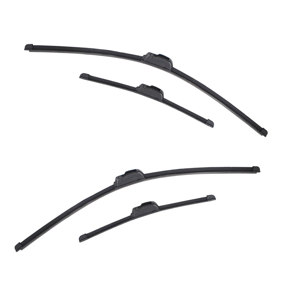 Labwork Front Windshield Wiper Blades J-hook 26" & 14" High Quality Bracketless