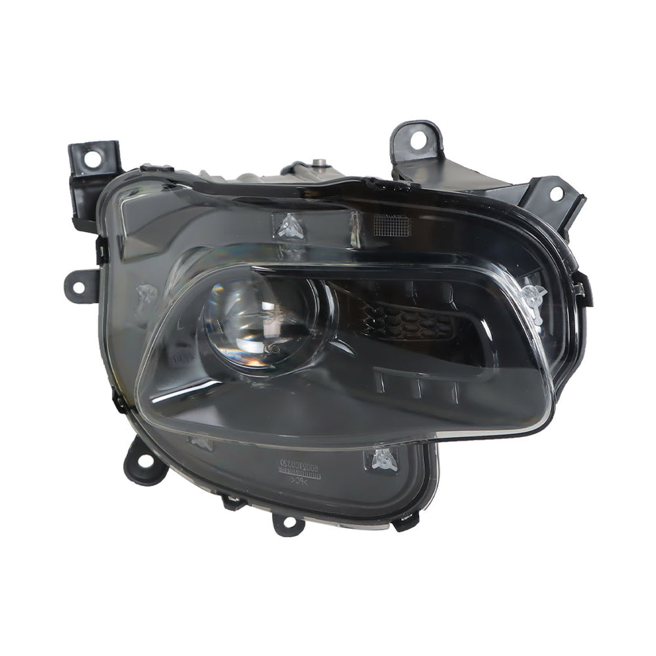 Right Headlight For 2014-2018 Jeep Cherokee Projector Black Housing Halogen Type