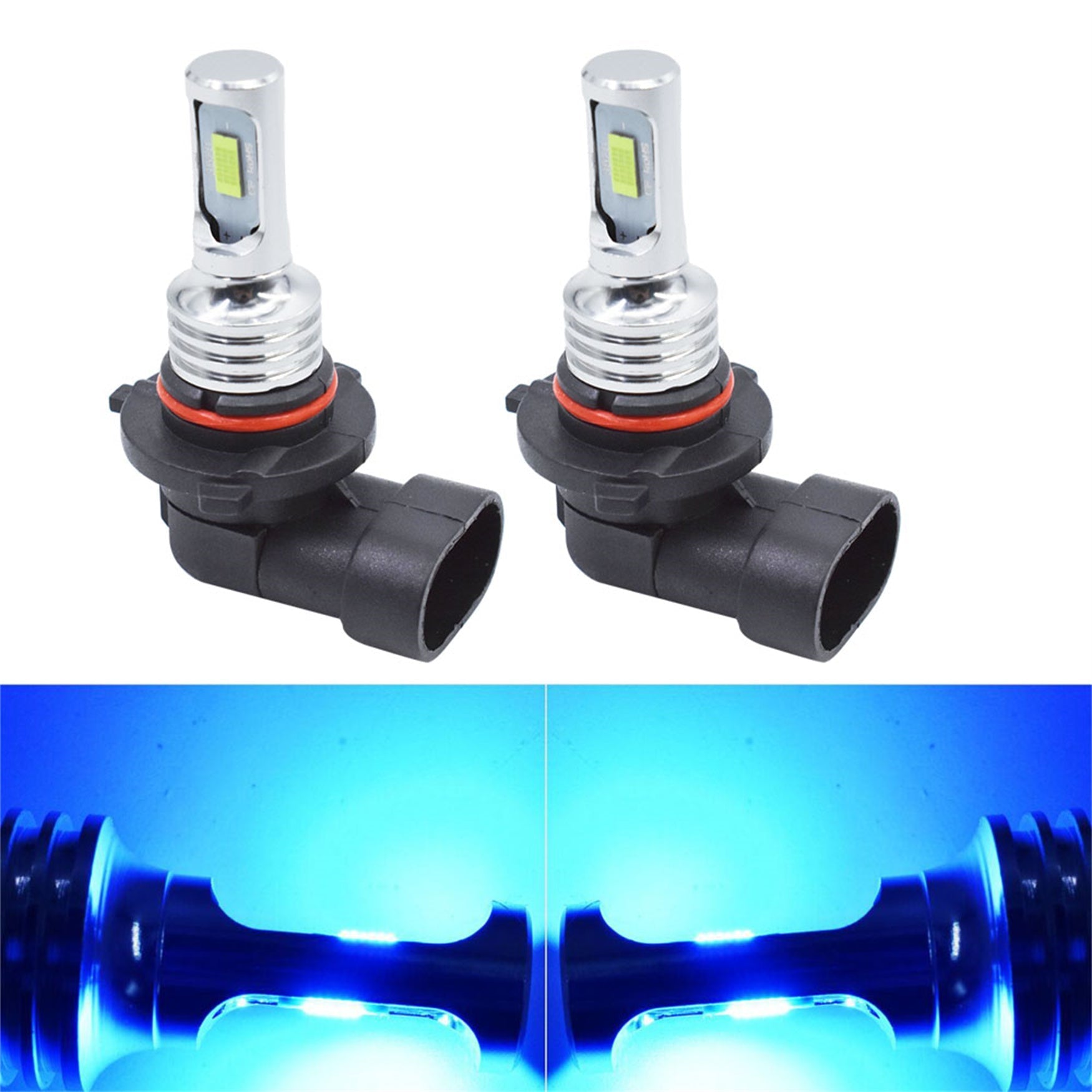 4 PSC Combo 9005 9006 LED Headlight Bulbs Kit High&Low Beam  35W 8000K Lab Work Auto