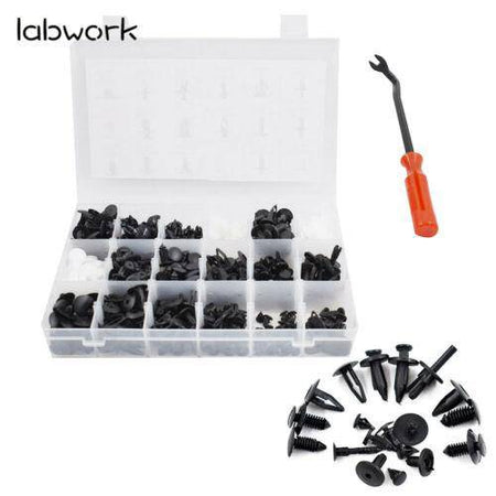 415Pcs Car Retainer Clips Auto Fasteners Push Trim Clips Pin Rivet Bumper Kit Lab Work Auto