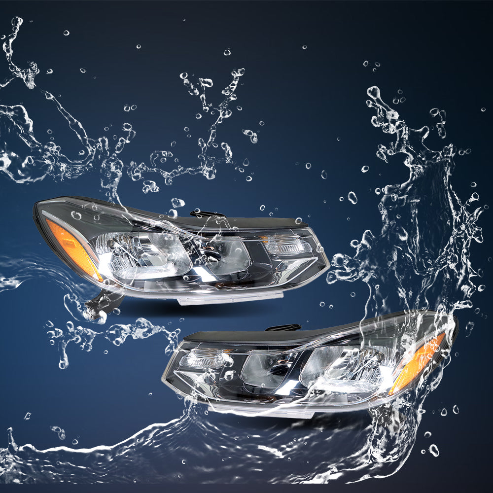 Pair Headlight For 2017-2018 2019 Chevrolet Trax LS Composite Passenger&Driver