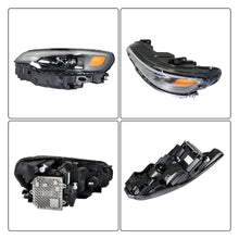 Load image into Gallery viewer, Left Side LED Headlight w/ Ballast Black Housing Fit For Jeep Cherokee 2019-2022