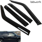 4Pcs Window Visors Sun Rain Guards Vent Shade For Jeep Patriot 2007 2008-2017