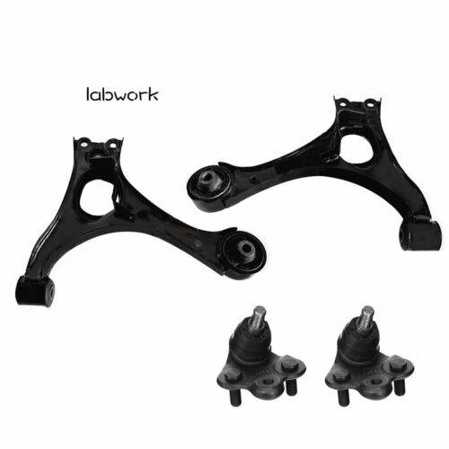 4pc Front Lower Control Arm Set Ball Joints for Honda Civic Acura CSX 2006-2011 Lab Work Auto