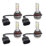 4x 9005+9006 3200W 520000LM Combo LED Headlight High/Low Beam 6000K White