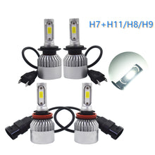 Load image into Gallery viewer, 4x Kit High Low Beam Total 3400W 510000LM 6500K  Combo H11 H7 LED Headlight Bulb Lab Work Auto