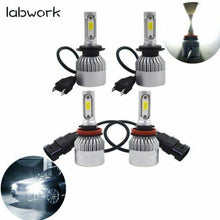 Load image into Gallery viewer, 4x Kit High Low Beam Total 3400W 510000LM 6500K  Combo H11 H7 LED Headlight Bulb Lab Work Auto