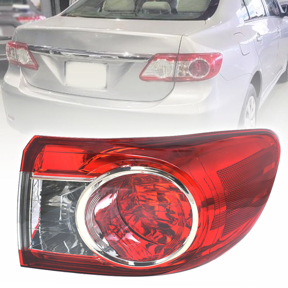 For 2011 2012 2013 Toyota Corolla Right New Red Passenger Side Outer Tail Light