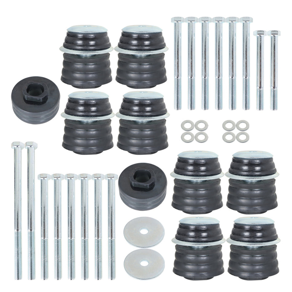 labwork Body Mount Bushing Kit KF04060BK Replacement for 2008-2016 Ford super duty F250 F350