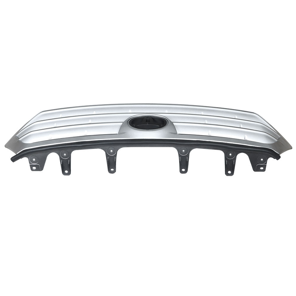 Labwork Grille Grill Bumper Front Upper For 2011-2013 Toyota Highlander Silver Black