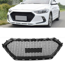 Load image into Gallery viewer, Labwork Front Plastic Grille Bumper For Hyundai Elantra 2017 2018 Black Honeycomb