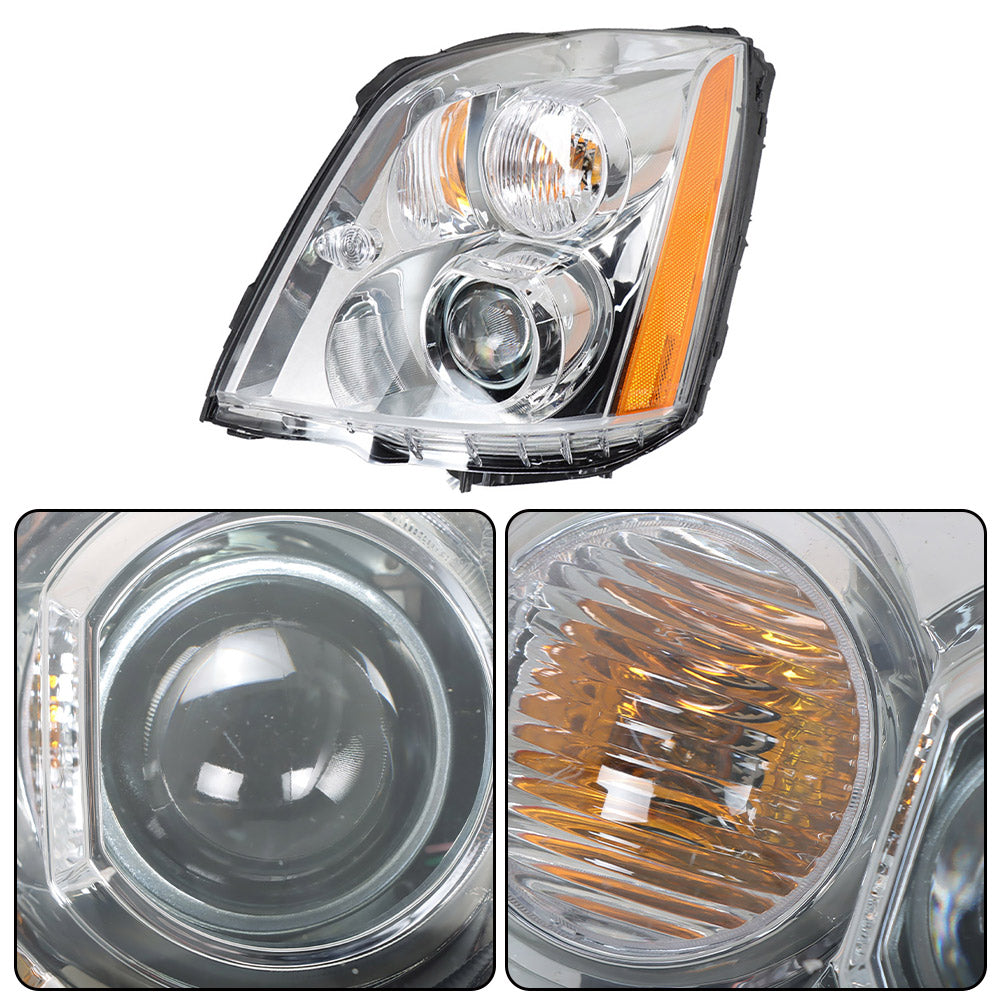 Labwork Left Headlight For 2008-2011 Cadillac DTS HID/Xenon Projector Clear Lens