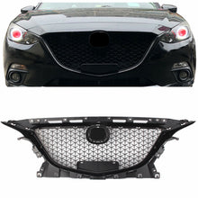 Load image into Gallery viewer, Labwork Front Grille Honeycomb Grill Black Plastic Trim For Mazda 3 Axela 2014-2016