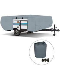 Load image into Gallery viewer, 8-10 FT Trailers Waterproof RV Trailer Cover For Folding Pop Up Camper Lab Work Auto