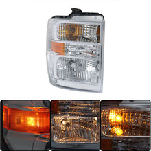 Load image into Gallery viewer, Right+Left Headlight For 2008-2014 Ford E150 E250 E350 E450 F650 F750 Halogen