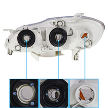 Load image into Gallery viewer, Labwork LH+RH Headlights Fit For 2003-2008 Toyota Corolla Halogen Chrome Lamps