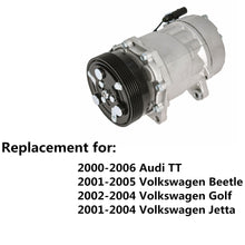 Load image into Gallery viewer, A/C Compressor 77554 For Audi TT,Quatro,Volkswagen Jetta,Golf Beetle Lab Work Auto 