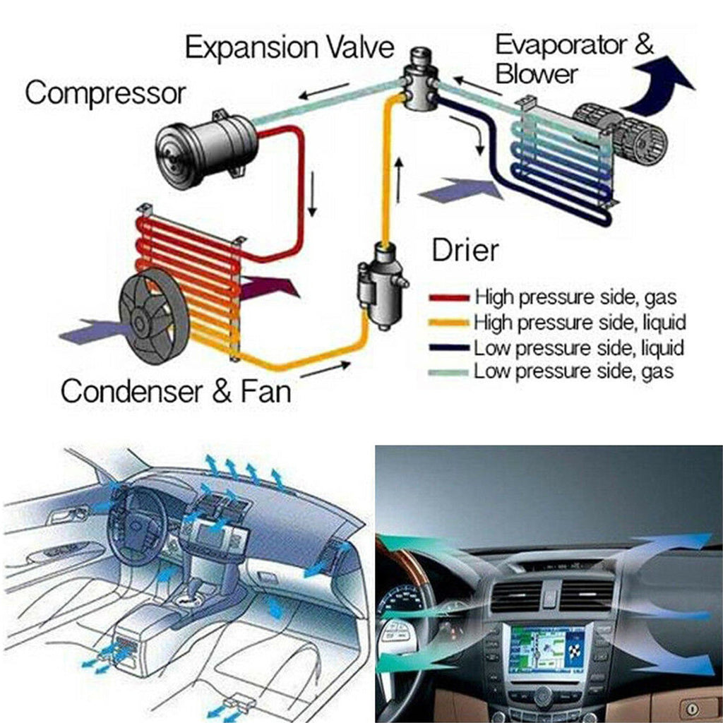 A/C Compressor and Clutch For 2002 2003 2004 2005 2006 Nissan Altima 2.5L Lab Work Auto