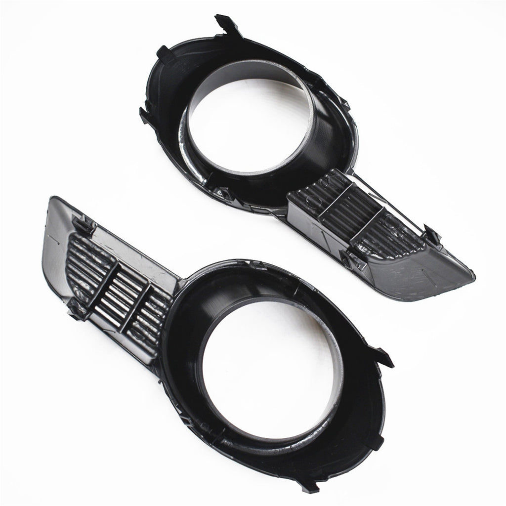 A Pair Front Bumper Fog Light Grille Cover Trim For 08-10 Toyota Highlander Lab Work Auto