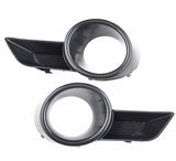 A Pair Front Bumper Fog Light Grille Cover Trim For 08-10 Toyota Highlander