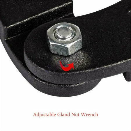 Adjustable Gland Nut Wrench 7463 Small Pin Spanner Tools for Hydraulic Cylinders-Lab Work Auto Parts-