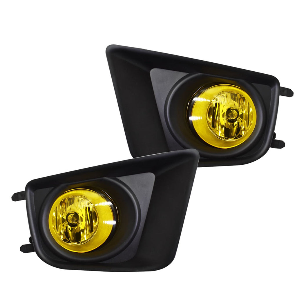 Amber Fog Driving Light Pair L/R Replacement Upgrade For 12-15 Toyota Tacoma New Lab Work Auto